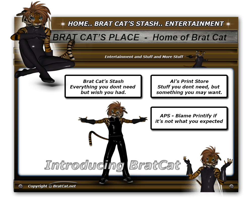 Brat Cat Image